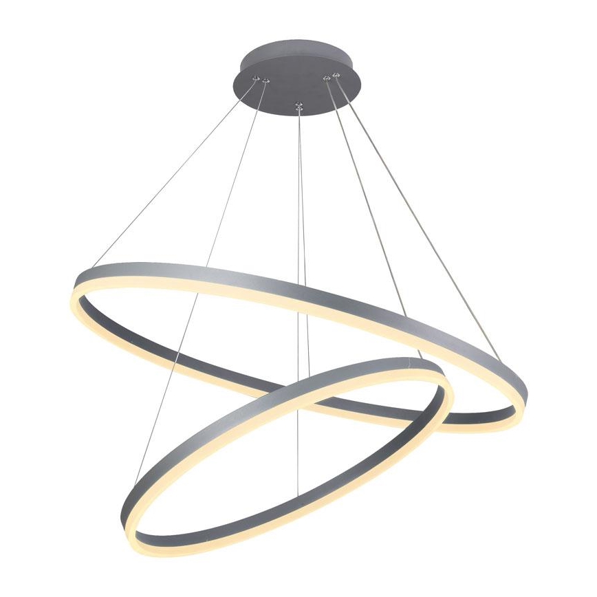 LED prigušiva luster na sajli LED/100W/230V 3000-6500K prečnik 80 cm + daljinski upravljač