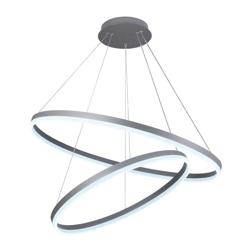 LED prigušiva luster na sajli LED/100W/230V 3000-6500K prečnik 80 cm + daljinski upravljač