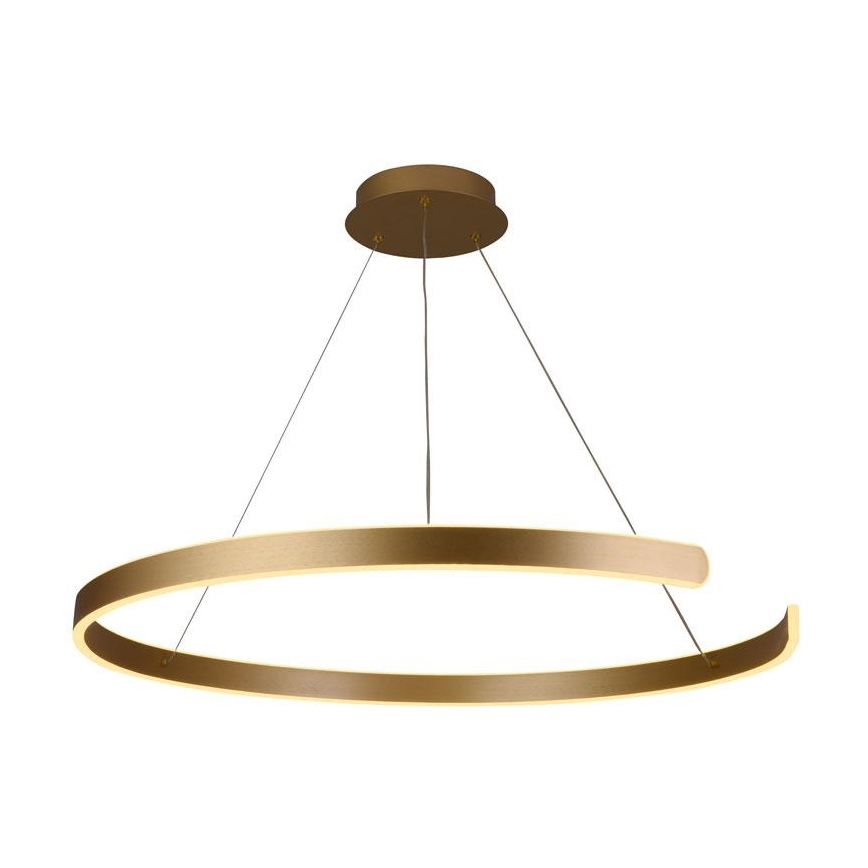 LED prigušiva visilica na sajli LED/100W/230V 3000-6500K prečnik 80 cm + daljinski upravljač