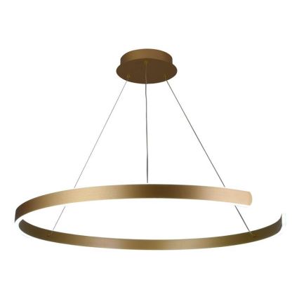 LED prigušiva visilica na sajli LED/100W/230V 3000-6500K prečnik 80 cm + daljinski upravljač