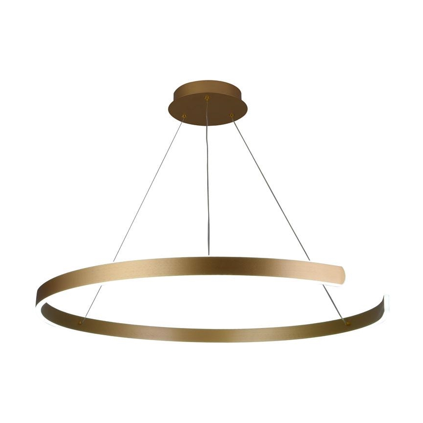 LED prigušiva visilica na sajli LED/100W/230V 3000-6500K prečnik 80 cm + daljinski upravljač