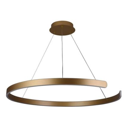 LED prigušiva visilica na sajli LED/100W/230V 3000-6500K prečnik 80 cm + daljinski upravljač