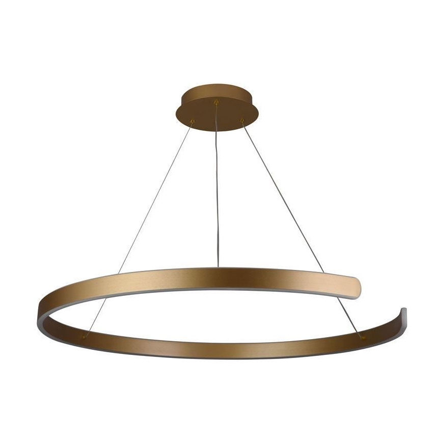 LED prigušiva visilica na sajli LED/100W/230V 3000-6500K prečnik 80 cm + daljinski upravljač