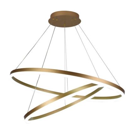 LED prigušiva luster na sajli LED/100W/230V 3000-6500K prečnik 80 cm + daljinski upravljač