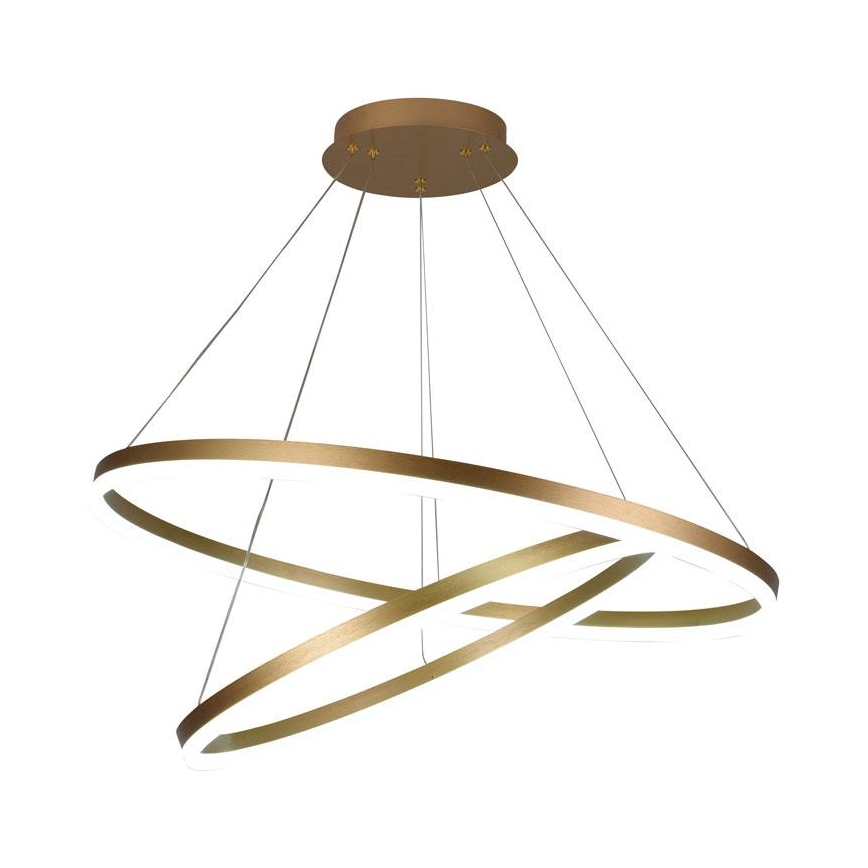 LED prigušiva luster na sajli LED/100W/230V 3000-6500K prečnik 80 cm + daljinski upravljač