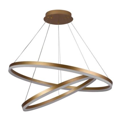 LED prigušiva luster na sajli LED/100W/230V 3000-6500K prečnik 80 cm + daljinski upravljač