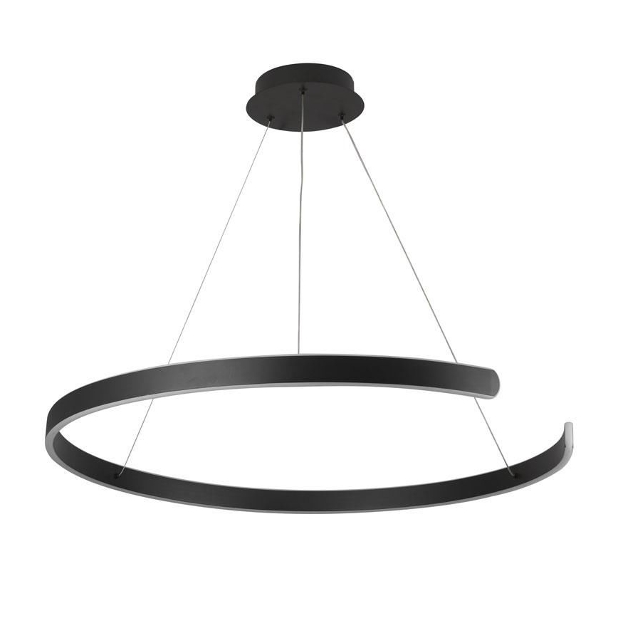 LED prigušiva viseći luster na sajli LED/100W/230V 3000-6500K prečnik 80 cm + daljinski upravljač