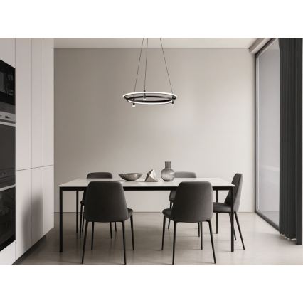 LED prigušiva luster na sajli LED/100W/230V 3000-6500K Ø 60 cm + daljinski upravljač