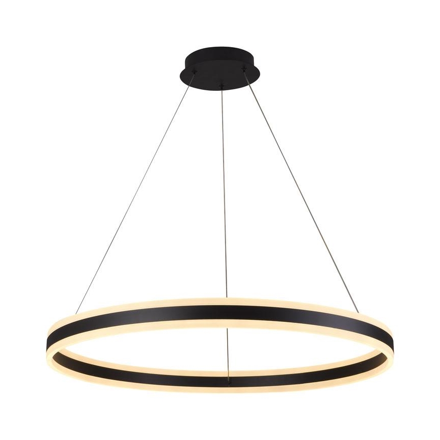 LED luster, prigušiva, na sajli, LED/110W/230V, 3000-6500K, prečnik 80 cm + daljinsko upravljanje