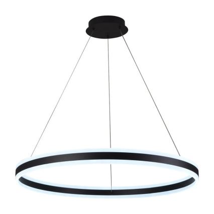 LED luster, prigušiva, na sajli, LED/110W/230V, 3000-6500K, prečnik 80 cm + daljinsko upravljanje