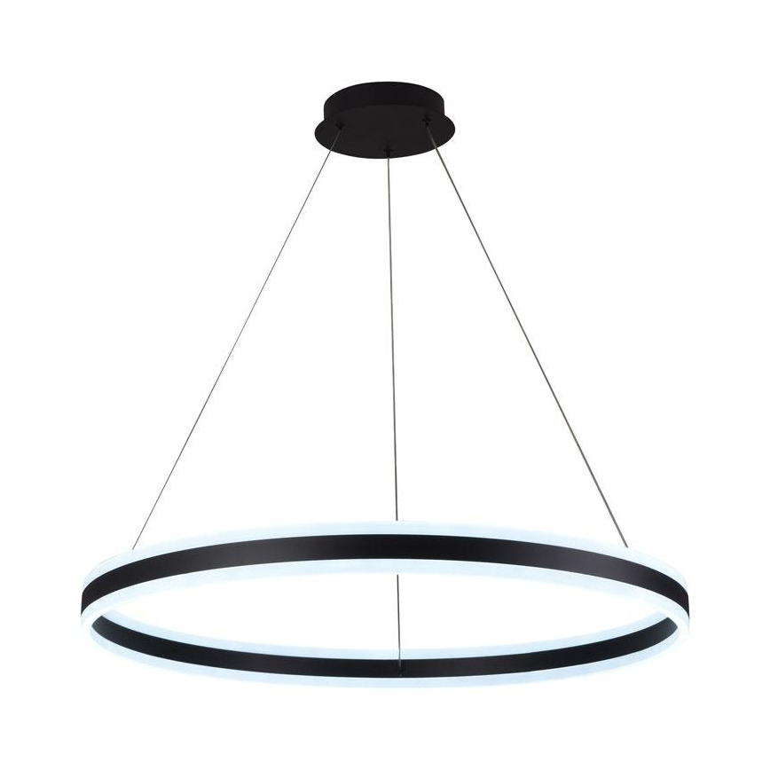 LED luster, prigušiva, na sajli, LED/110W/230V, 3000-6500K, prečnik 80 cm + daljinsko upravljanje
