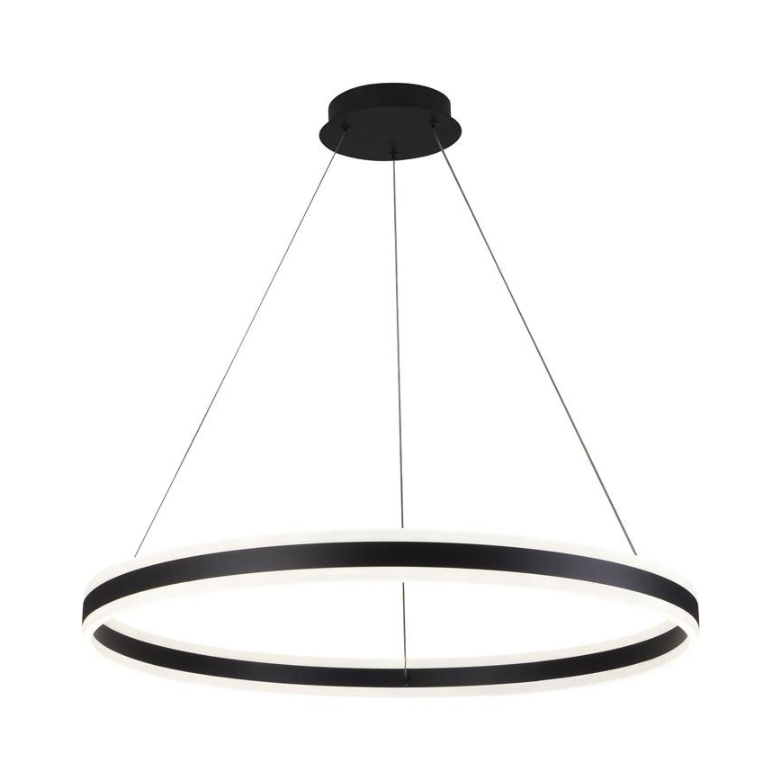 LED luster, prigušiva, na sajli, LED/110W/230V, 3000-6500K, prečnik 80 cm + daljinsko upravljanje
