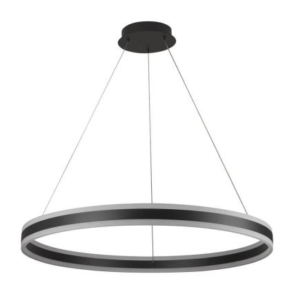 LED luster, prigušiva, na sajli, LED/110W/230V, 3000-6500K, prečnik 80 cm + daljinsko upravljanje