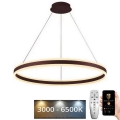 LED prigušiva luster na sajli LED/110W/230V 3000-6500K prečnik 80 cm + daljinski upravljač