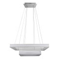 LED prigušiva luster na sajli LED/113W/230V 3000K bela