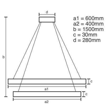 LED prigušiva kristalni luster na sajli LED/115W/230V 3000-6500K srebrni + daljinski upravljač