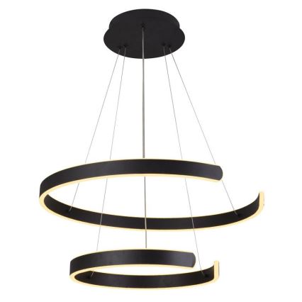 LED prigušiva luster na sajli, 120W/230V, 3000-6500K, prečnik 60 cm + daljinski upravljač