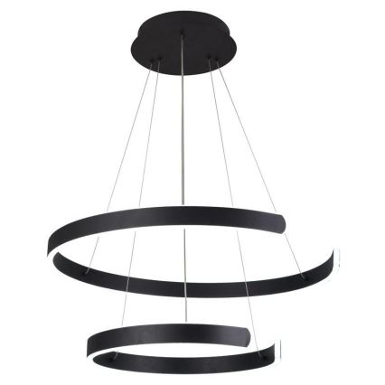 LED prigušiva luster na sajli, 120W/230V, 3000-6500K, prečnik 60 cm + daljinski upravljač