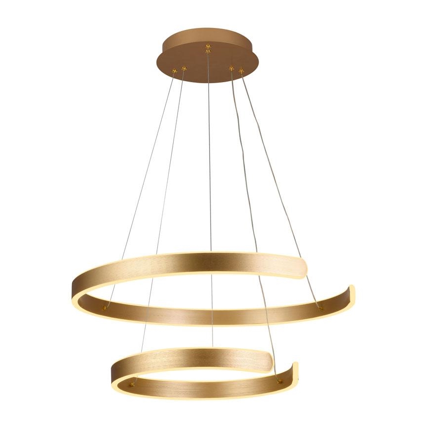 LED prigušiva luster na sajli LED/120W/230V 3000-6500K prečnik 60 cm + daljinski upravljač