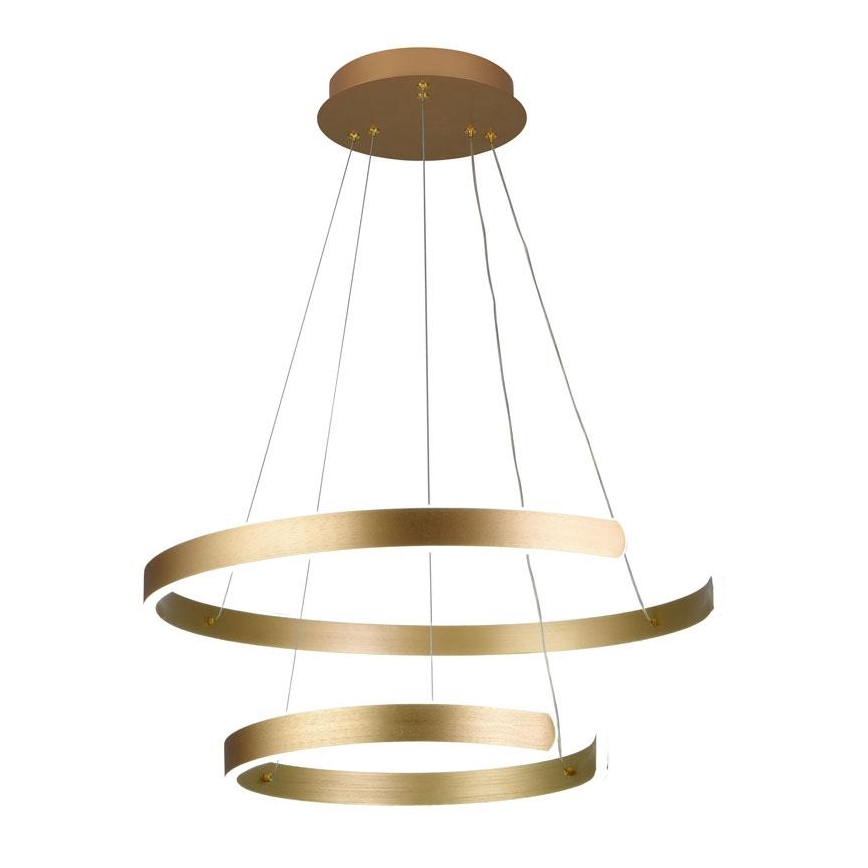 LED prigušiva luster na sajli LED/120W/230V 3000-6500K prečnik 60 cm + daljinski upravljač