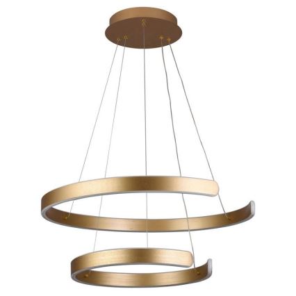 LED prigušiva luster na sajli LED/120W/230V 3000-6500K prečnik 60 cm + daljinski upravljač