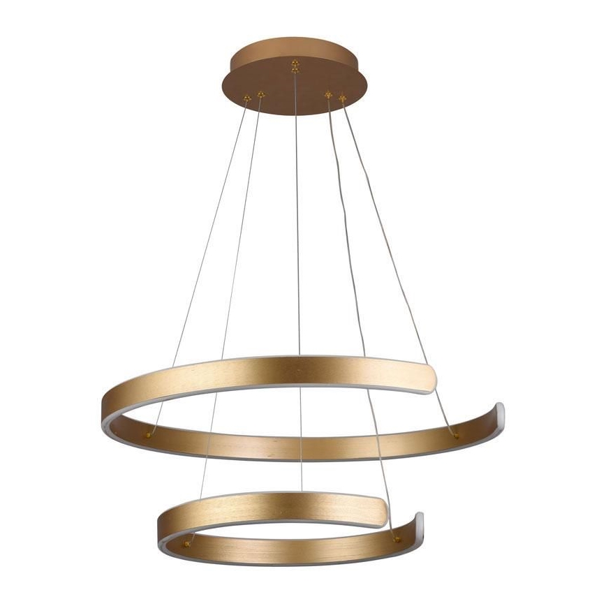 LED prigušiva luster na sajli LED/120W/230V 3000-6500K prečnik 60 cm + daljinski upravljač