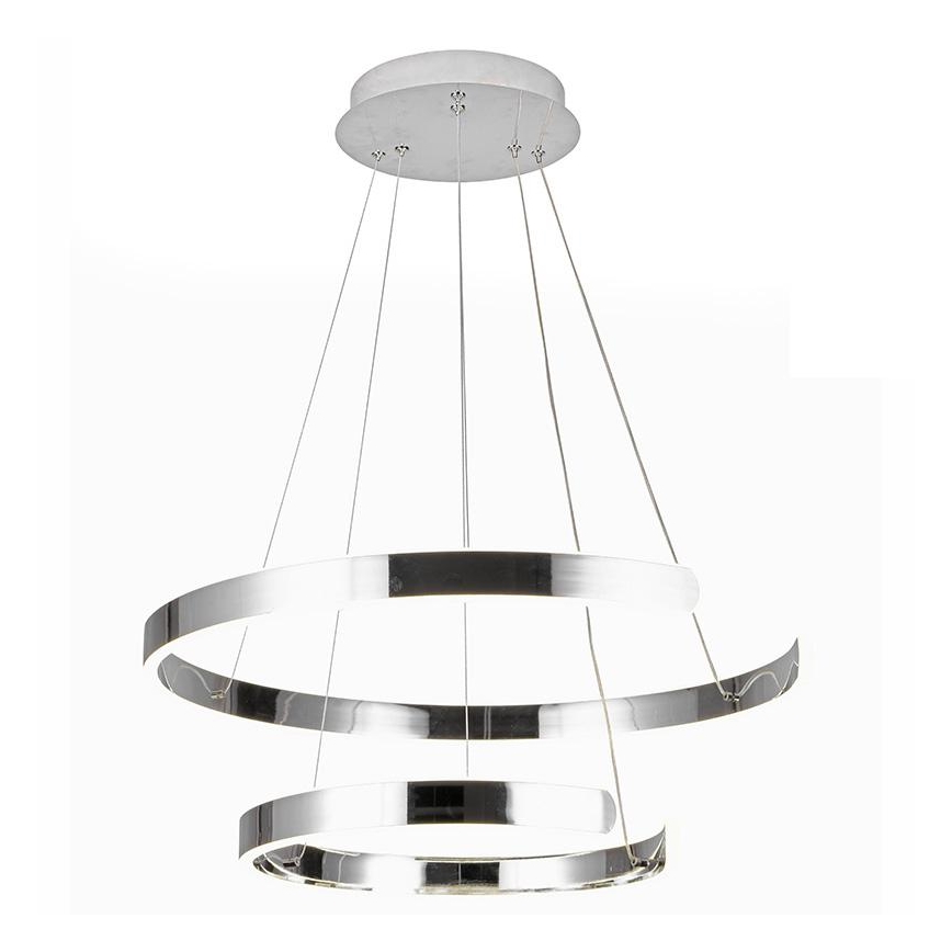 LED prigušiva luster na sajli LED/120W/230V 3000-6500K prečnik 60 cm + daljinski upravljač