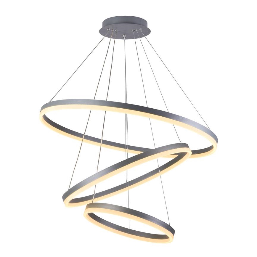 LED prigušiva luster na sajli LED/125W/230V 3000-6500K prečnik 80 cm + daljinski upravljač