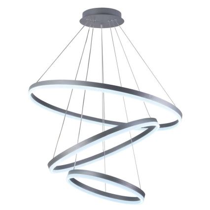 LED prigušiva luster na sajli LED/125W/230V 3000-6500K prečnik 80 cm + daljinski upravljač