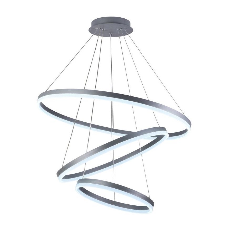 LED prigušiva luster na sajli LED/125W/230V 3000-6500K prečnik 80 cm + daljinski upravljač