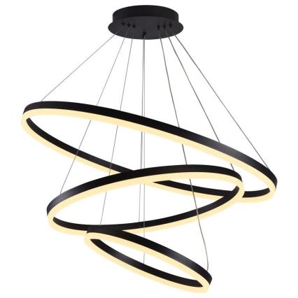 LED prigušiva luster na sajli LED/125W/230V 3000-6500K prečnik 80 cm + daljinski upravljač