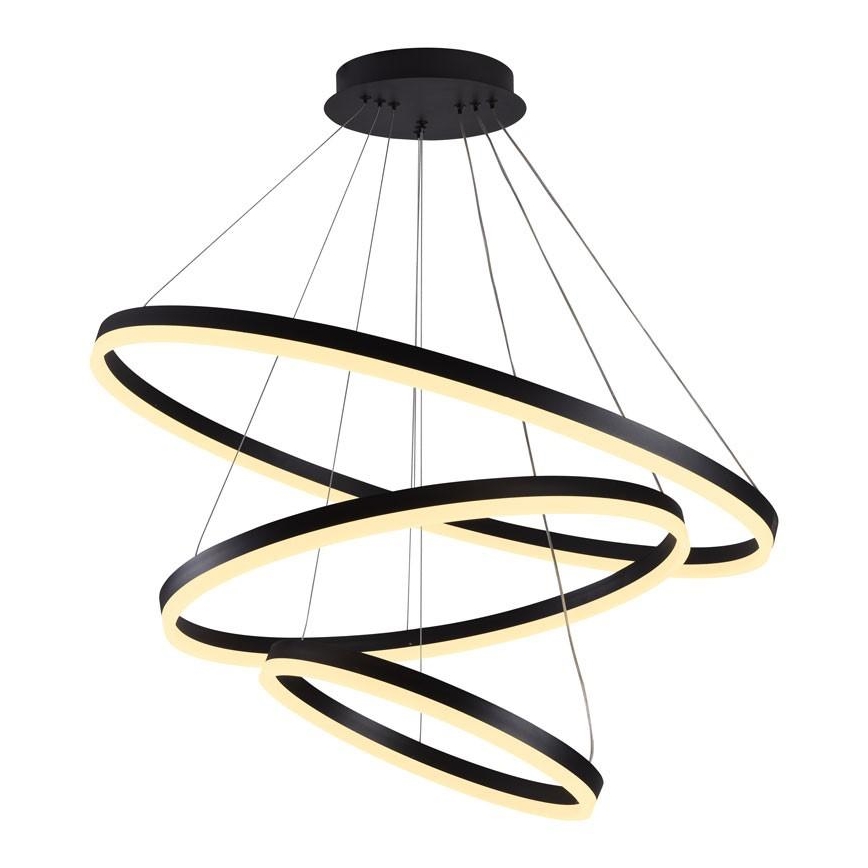 LED prigušiva luster na sajli LED/125W/230V 3000-6500K prečnik 80 cm + daljinski upravljač