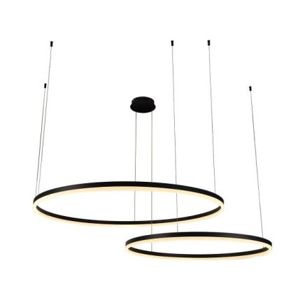 LED prigušiva luster na sajli LED/128W/230V 3000-6500K prečnik 100 cm + daljinski upravljač