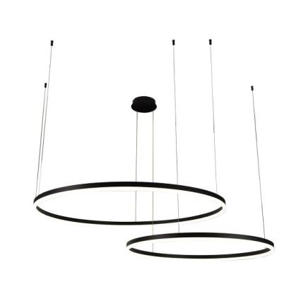 LED prigušiva luster na sajli LED/128W/230V 3000-6500K prečnik 100 cm + daljinski upravljač