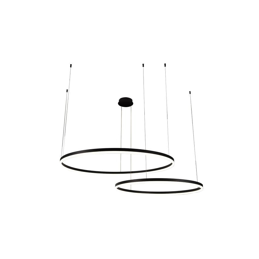 LED prigušiva luster na sajli LED/128W/230V 3000-6500K prečnik 100 cm + daljinski upravljač