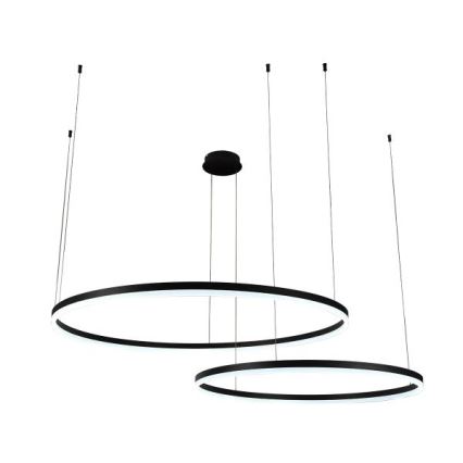 LED prigušiva luster na sajli LED/128W/230V 3000-6500K prečnik 100 cm + daljinski upravljač