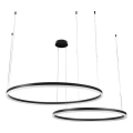 LED prigušiva luster na sajli LED/128W/230V 3000-6500K prečnik 100 cm + daljinski upravljač