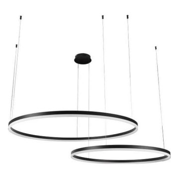 LED prigušiva luster na sajli LED/128W/230V 3000-6500K prečnik 100 cm + daljinski upravljač