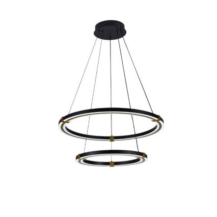LED prigušiva viseći luster na sajli LED/130W/230V 3000-6500K Ø 60 cm + daljinski upravljač