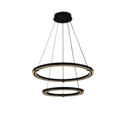 LED prigušiva viseći luster na sajli LED/130W/230V 3000-6500K Ø 60 cm + daljinski upravljač