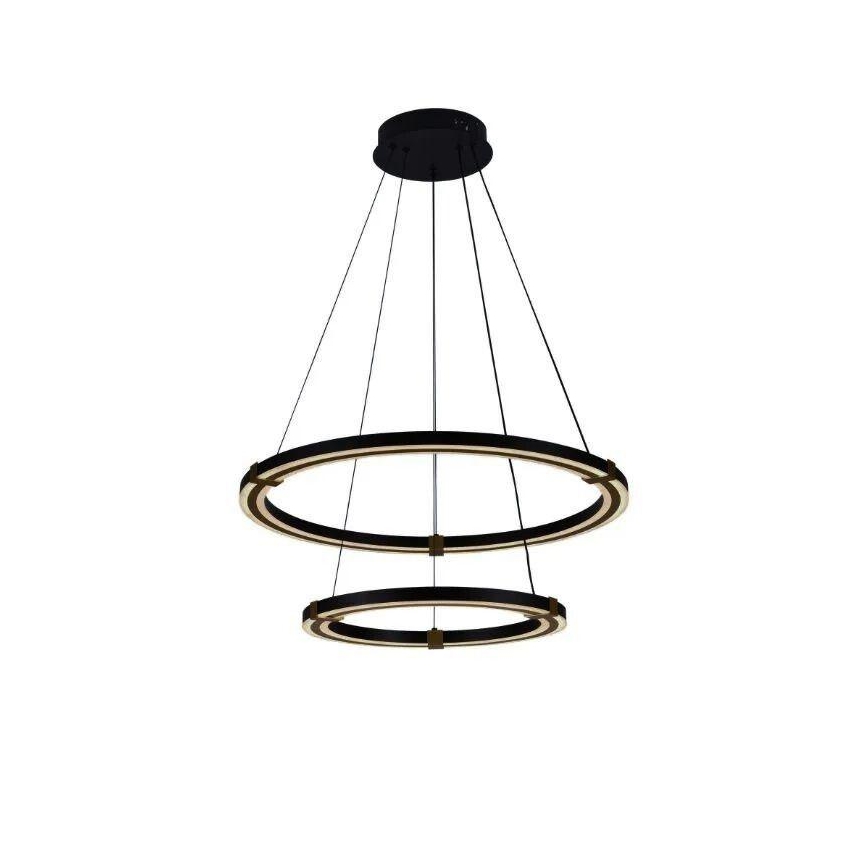 LED prigušiva viseći luster na sajli LED/130W/230V 3000-6500K Ø 60 cm + daljinski upravljač