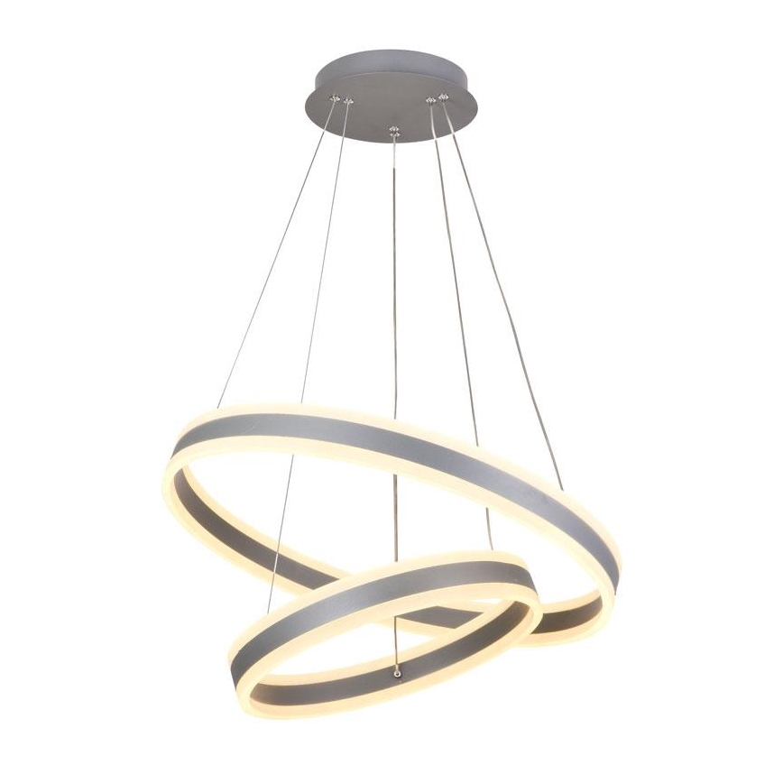 LED prigušiva svetiljka na sajli LED/135W/230V 3000-6500K prečnik 60 cm + daljinski upravljač