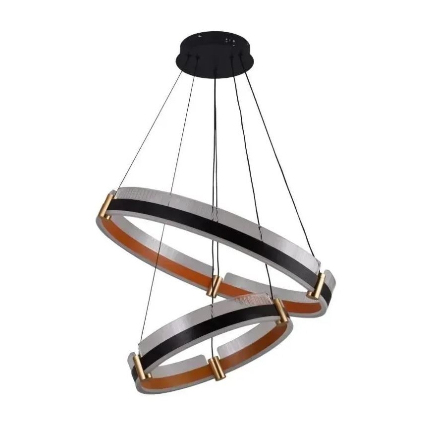 LED prigušiva luster na sajli LED/140W/230V 3000-6500K prečnika 60 cm + daljinski upravljač