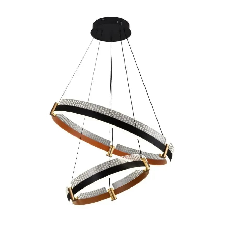 LED prigušiva luster na sajli LED/140W/230V 3000-6500K prečnika 60 cm + daljinski upravljač