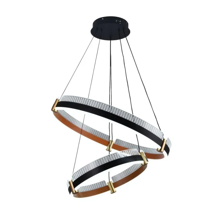 LED prigušiva luster na sajli LED/140W/230V 3000-6500K prečnika 60 cm + daljinski upravljač