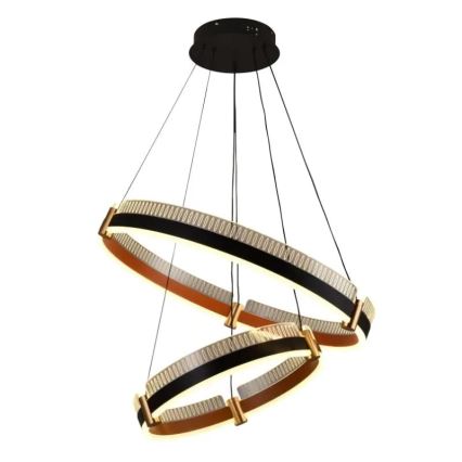 LED prigušiva luster na sajli LED/140W/230V 3000-6500K prečnika 60 cm + daljinski upravljač