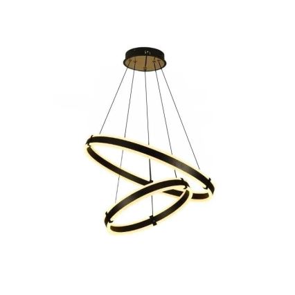 LED prigušiva viseća lampa na sajli LED/140W/230V 3000-6500K, prečnik 60 cm + daljinski upravljač