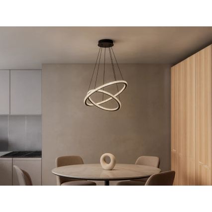 LED prigušiva luster na sajli LED/150W/230V 3000-6500K + daljinski upravljač