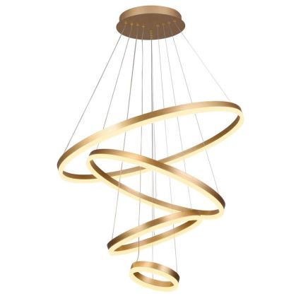 LED prigušiva luster na sajli LED/165W/230V 3000-6500K prečnika 80 cm + sa daljinskim upravljačem