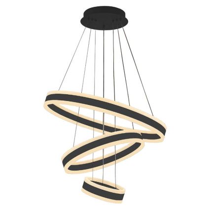 LED prigušiva luster na sajli LED/165W/230V 3000-6500K pr. 60 cm + daljinski upravljač